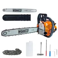 Fierăstrău cu lanţ Technoworker DB5802 PRO pe benzină/ Orange photo 2