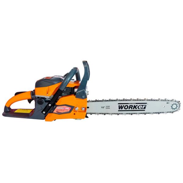 Цепная пила Technoworker DB5802 PRO бензиновая/ Оранжевый photo 4