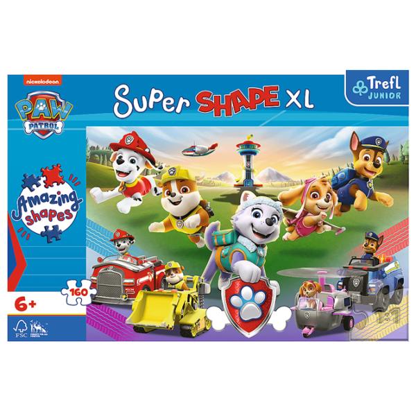 Пазл 2D Trefl Paw Patrol Jumping dogs 6+/ Количество деталей: 160 photo 2