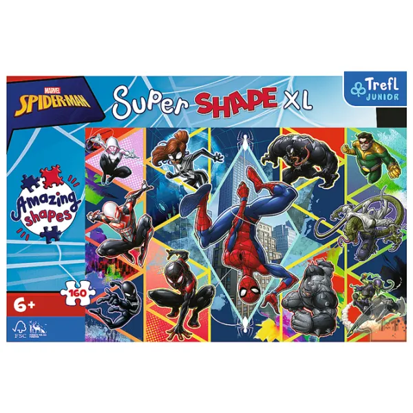 Пазл 2D Trefl Join Spiderman 6+/ Количество деталей: 160 photo 2