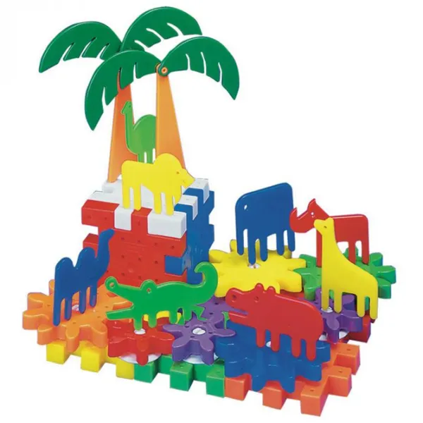 Constructor Quercetti Georello Jungle Mecanică/ Multicolor photo 3