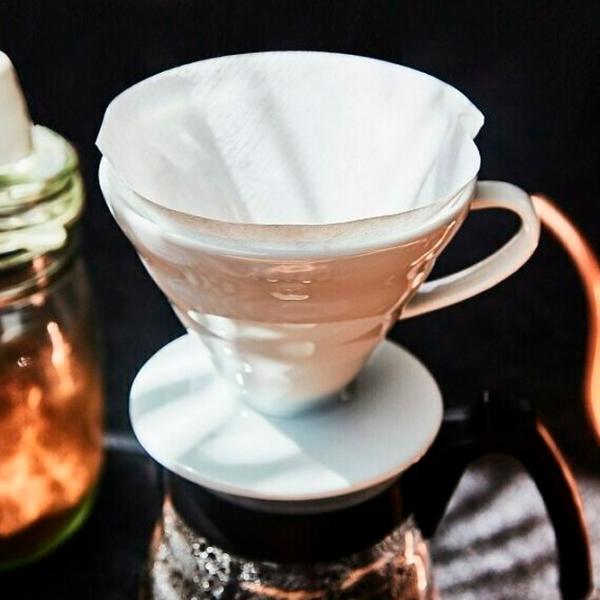 Кофейный фильтр Hario VCF-01-100WK pentru a prepara cafeaua prin metoda "pourover photo 3