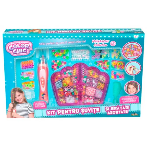 Set de creație Noriel Color Chic Kit Pentru Șuvițe INT6894 5+/ Pink photo 2