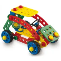 Constructor pentru copii Quercetti Tecno Transport/ Multicolor photo 3
