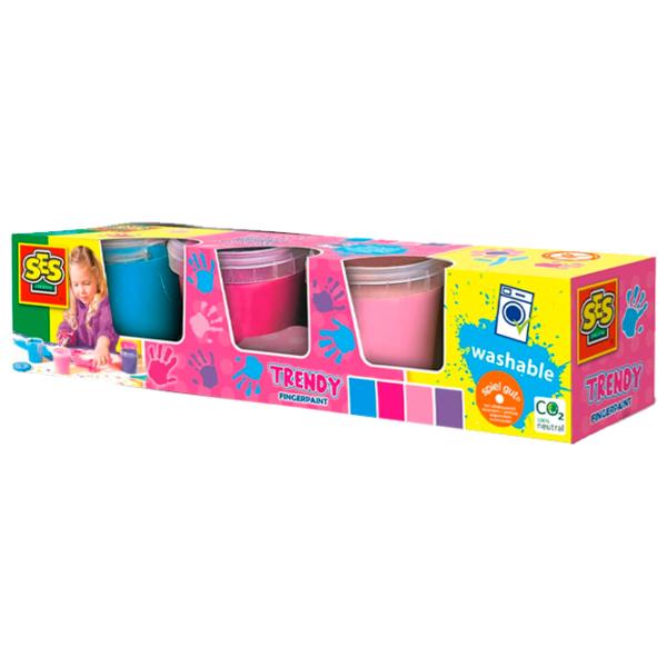 Set de creație SES Finger Paint Trendy 00304 3+/ Multicolor Multicolor photo 3