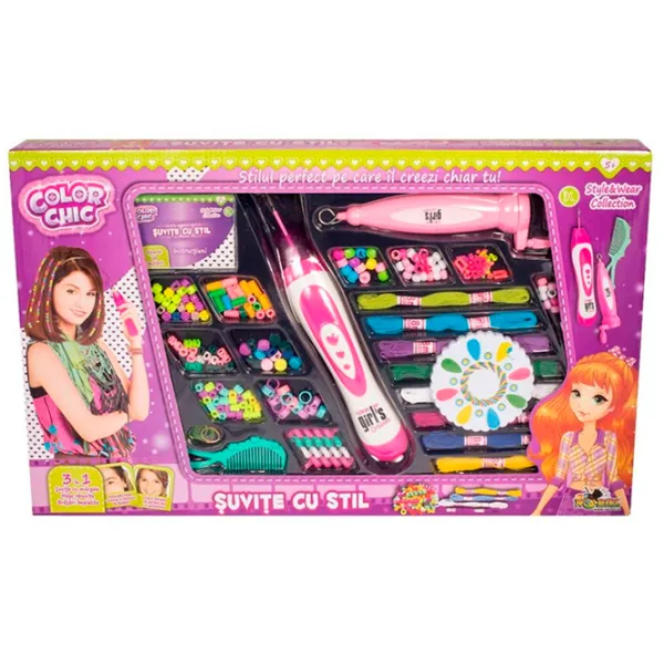 Set de creație Noriel Color Chic Șuvițe Cu Stil INT6055 5+ / Pink photo 2