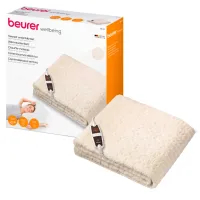 Pătură electrică Beurer UB53 60 W/ Pluș/ Beige photo 2