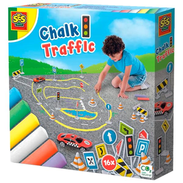 Set de creație SES Chalk traffic 02203S  3+ / Multicolor Multicolor photo 2