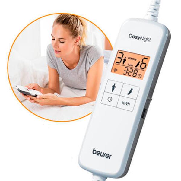 Pătură electrică Beurer UB200 55 W/ Lână/ White photo 3