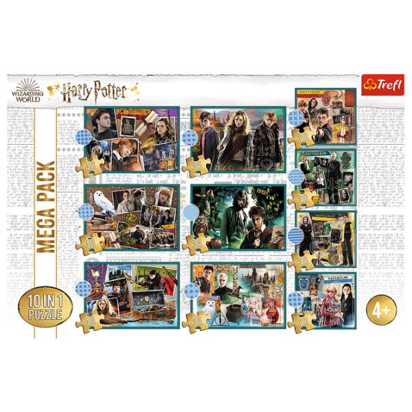 Пазл 2D Trefl 10 in 1 In the world of Harry Potter 4+/ Количество деталей: 329 photo 2