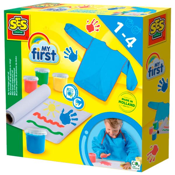 Set de creație SES My First Finger-Paint 4 color 14413S 1+/ Multicolor Multicolor photo 3