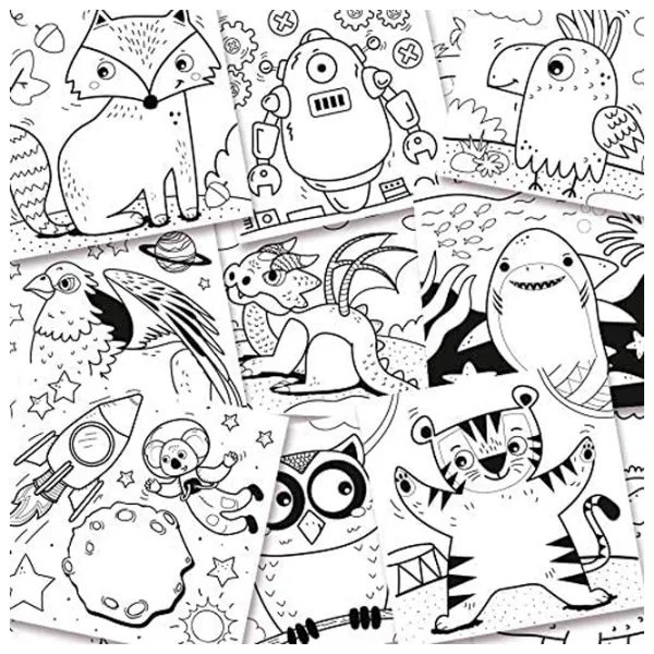 Set de creație SES Magic Sequins Colouring Book 00116S 3+/ Multicolor photo 2