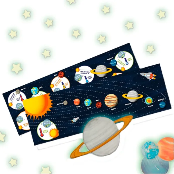 Set de creație SES Glowing solar system 25123S 3+/ Multicolor Multicolor photo 2