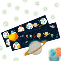 Креативный набор SES Glowing solar system 25123S 3+/ Разноцветный Разноцветный photo 2