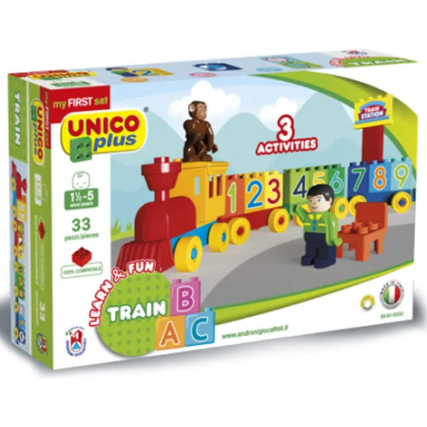 Конструктор Unico Plus AG 8630-0000 Поезд/ Разноцветный photo 2