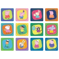 Puzzle 2D Trefl 2 in 1 Happy moments with Peppa Pig 3+/ Numărul de piese: 78 photo 2