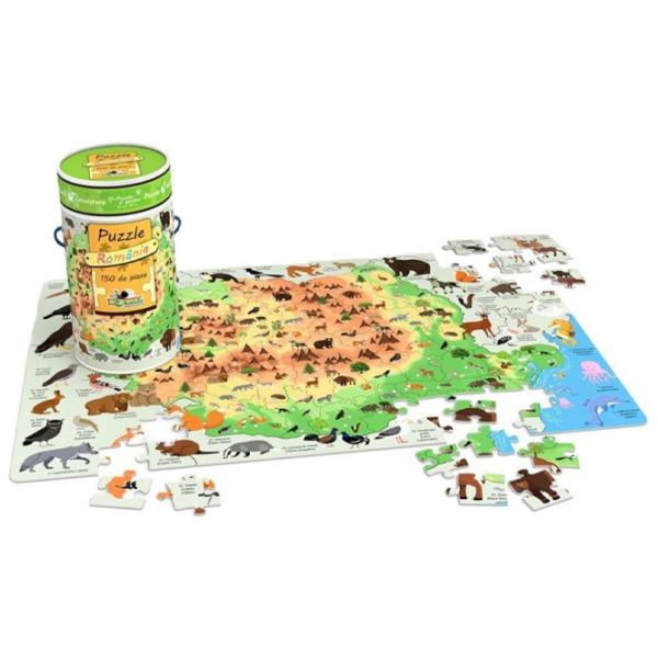 Puzzle 2D Noriel The Romanian Map 6+/ Numărul de piese: 150 photo 2 Puzzle 2D Noriel The Romanian Map 6+/ Numărul de piese: 150 photo 2