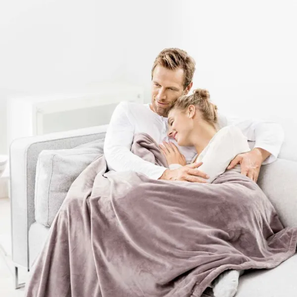 Pătură electrică Beurer HD75 Cosy 100 W/ Flis/ Taupe photo 3
