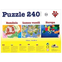Пазл 2D Noriel Lumea Vesela - Romania 3+/ Количество деталей: 240 photo 2