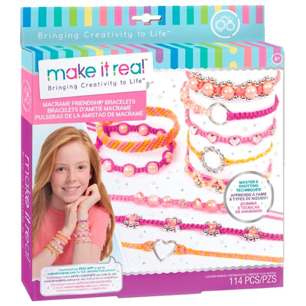 Set de creație Make It Real Macrame Friendship Bracelets 1318M  8+ / Multicolor Multicolor photo 3 Set de creație Make It Real Macrame Friendship Bracelets 1318M  8+ / Multicolor Multicolor photo 3