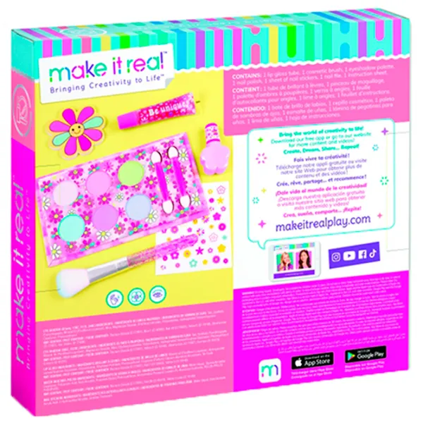 Set de creație Make It Real Love and Daisies Cosmetic set 2465M 8+/ Multicolor Multicolor photo 3 Set de creație Make It Real Love and Daisies Cosmetic set 2465M 8+/ Multicolor Multicolor photo 3