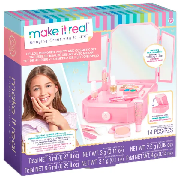 Set de creație Make It Real Mirrored Vanity & Cosmetic Set 2531M  8+ / Multicolor Multicolor photo 2