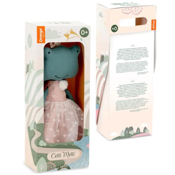 Jucărie moale Orange Toys Cotti Motti Fiona the Frog 4752218014510 3+/ Green photo 7