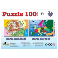 Пазл 2D Noriel Карта Румынии 3+/ Количество деталей: 100 photo 2