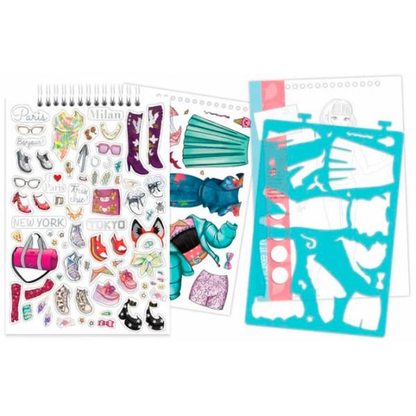 Set de creație Make It Real Fashion Design Sketchbook: City Style 3207M 6+/ Multicolor Multicolor photo 4 Set de creație Make It Real Fashion Design Sketchbook: City Style 3207M 6+/ Multicolor Multicolor photo 4