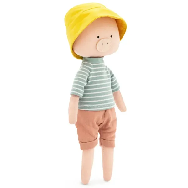 Jucărie moale Orange Toys Cotti Motti Nicky the Pig 4752218014503 3+/ Beige photo 2