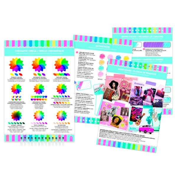 Set de creație Make It Real Love & Daisies Sketchbook 3209M 6+/ Multicolor Multicolor photo 2