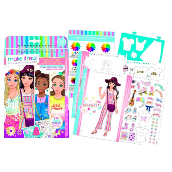 Set de creație Make It Real Love & Daisies Sketchbook 3209M 6+/ Multicolor Multicolor photo 4