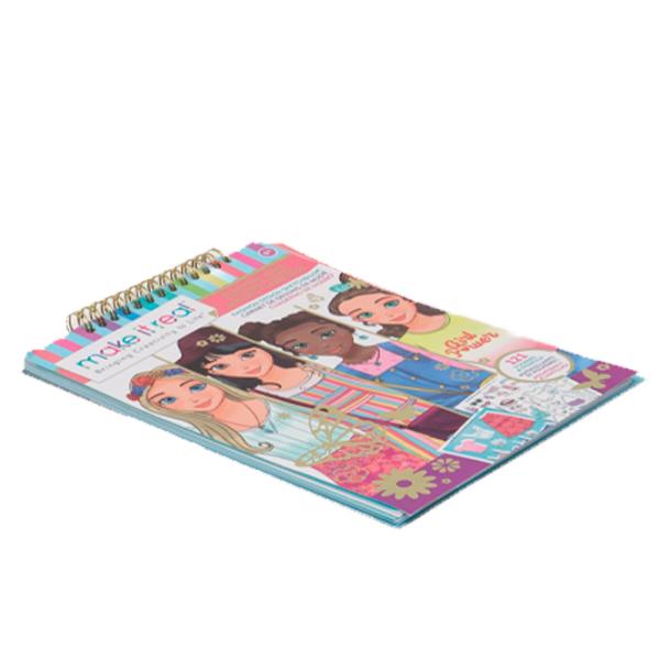 Set de creație Make It Real Love & Daisies Sketchbook 3209M 6+/ Multicolor Multicolor photo 5