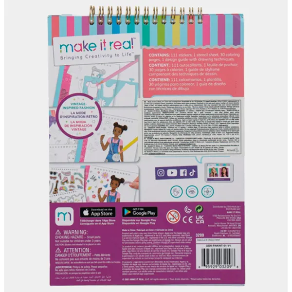 Set de creație Make It Real Love & Daisies Sketchbook 3209M 6+/ Multicolor Multicolor photo 6