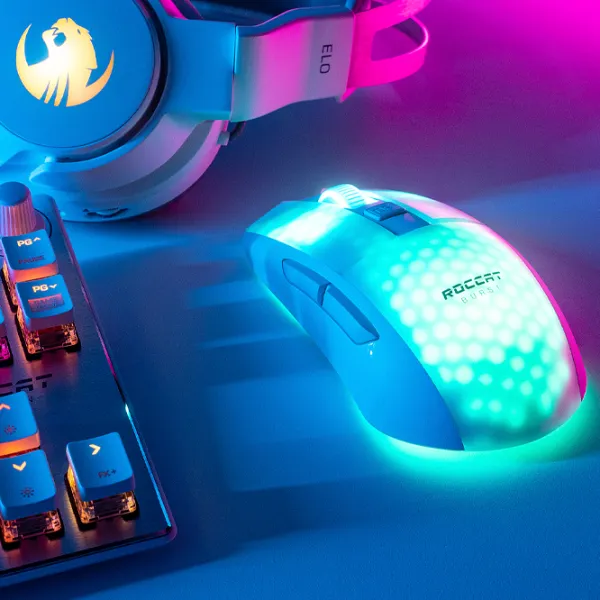 Mouse ROCCAT Burst Pro Air Wireless/ White photo 9