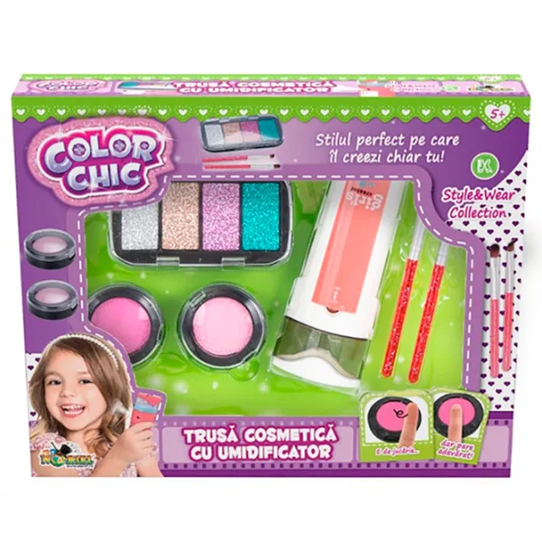 Set de creație Noriel Color Chic - Trusa Cosmetică Cu Umidificător INT5798 5+/ Multicolor Multicolor photo 2