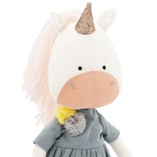 Мягкая игрушка Orange Toys Cotti Motti Daphne the Unicorn 4752218014480 3+/ Белый photo 4