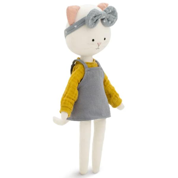 Jucărie moale Orange Toys Cotti Motti Christy the Cat 4752218014404 0+/ White photo 2 Jucărie moale Orange Toys Cotti Motti Christy the Cat 4752218014404 0+/ White photo 2