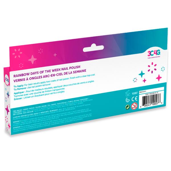 Креативный набор Make It Real Rainbow Days of the week Nail Polish 10007M 8+/ Разноцветный Разноцветный photo 4