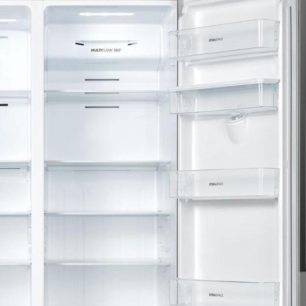 Frigider Gorenje NS9FSWD Side by Side 519 l / 178.6 cm / Inox photo 3