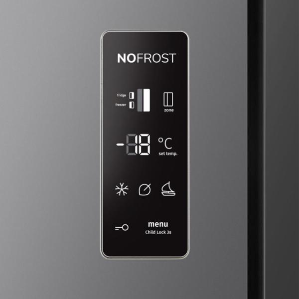 Frigider Gorenje NS9FSWD Side by Side 519 l / 178.6 cm / Inox photo 5