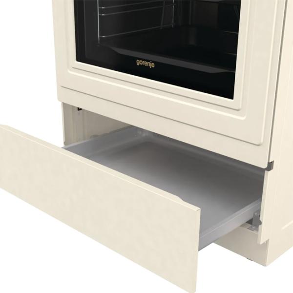 Плита Gorenje GECS6B70CLI Электрическая/ Бежевый/ Бронзовый photo 5 Плита Gorenje GECS6B70CLI Электрическая/ Бежевый/ Бронзовый photo 5