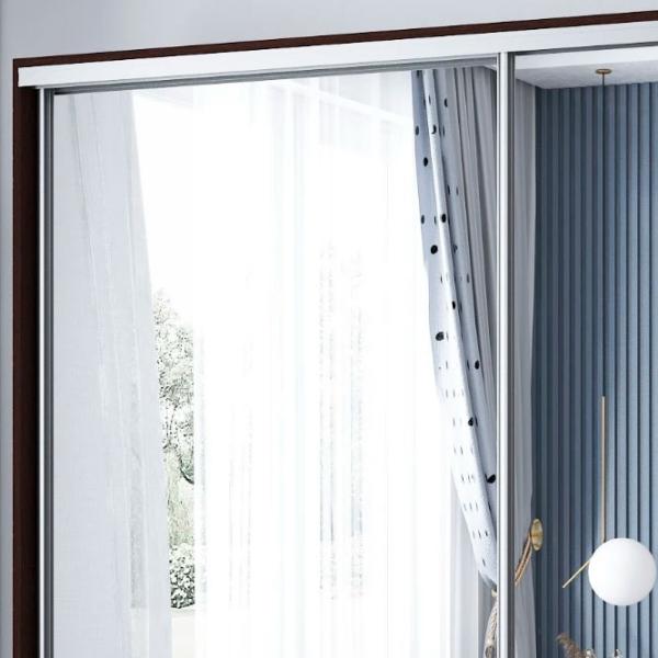 Dulap pentru haine Glisant Mobildor-Lux Aron 2000 2226 200 x 60 x 220 / PAL / Wenge magie photo 4