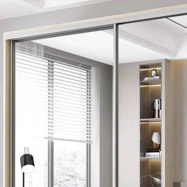 Dulap pentru haine Glisant Mobildor-Lux Aron S 2000 3025 200 x 60 x 220 / PAL / Stejar Sonoma photo 3