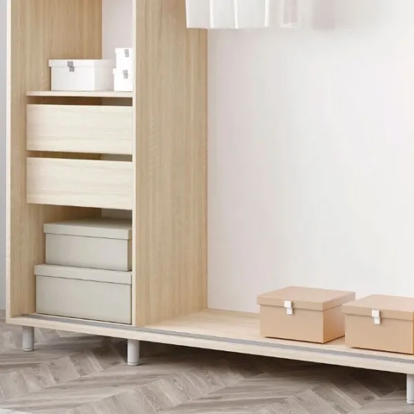 Dulap pentru haine Glisant Mobildor-Lux Aron S 2000 3025 200 x 60 x 220 / PAL / Stejar Sonoma photo 6