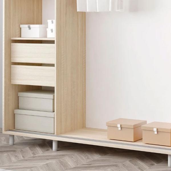 Dulap pentru haine Glisant Mobildor-Lux Aron S 2000 3025 200 x 60 x 220 / PAL / Stejar Sonoma photo 6