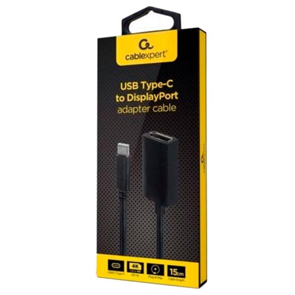 Adapter Cablexpert A-CM-DPF-02 DisplayPort/ Black photo 3