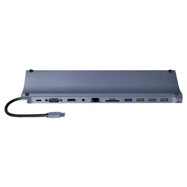 Адаптер Cablexpert A-CM-COMBO11-01 USB Type-C/ Серый photo 2