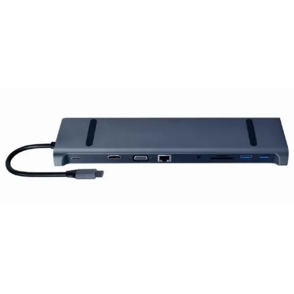 Adapter Cablexpert A-CM-COMBO10-01 USB Type-C/ Gray photo 2