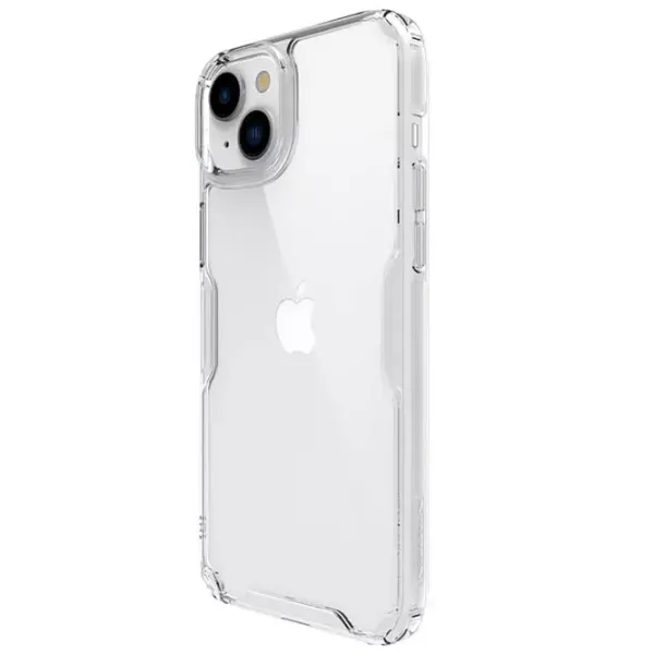 Husă pentru smartphone Apple iPhone 15 Plus Nillkin/ Back/ TPU/ PC/ White Transparent photo 3